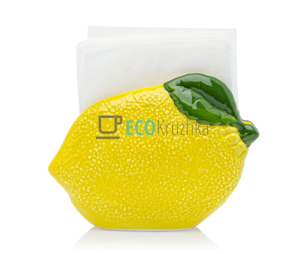 Серветниця керамічна Лимон, 13.5 х 10см, Жовтий (928-071 ... Серветниця керамічна Лимон, 13.5 х 10см, Жовтий (928-071 ...