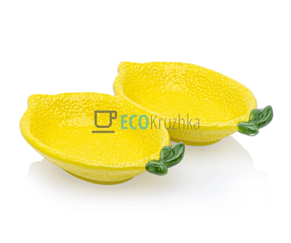 Менажниця керамічна Лимон, 20.5 х 16 х 4см, Жовтий (928- ... Менажниця керамічна Лимон, 20.5 х 16 х 4см, Жовтий (928- ...