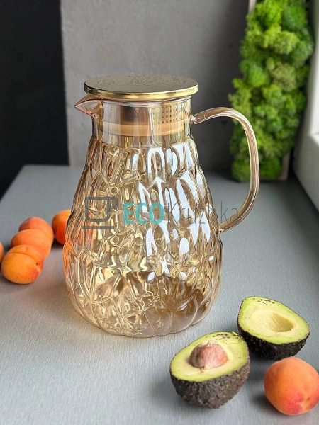 Глечик для води, лимонаду, молока 1.8л Золото (R92769-G)