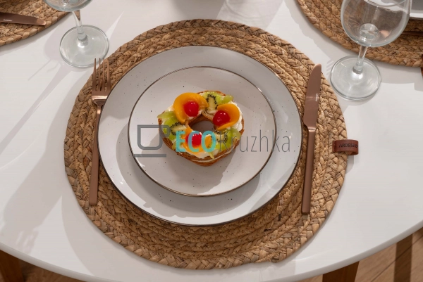 ARDESTO Килимок сервірувальний, 38см, соломка, кругла, з ... ARDESTO Килимок сервірувальний, 38см, соломка, кругла, з ...