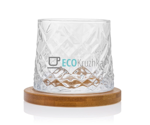 Склянка-доф для віскі 275 мл обертова на дерев Склянка-доф для віскі 275 мл обертова на дерев