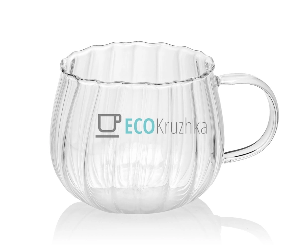 Чашка "Хвиля", 400 мл, HO_PE Прозора (77-3) Чашка "Хвиля", 400 мл, HO_PE Прозора (77-3)