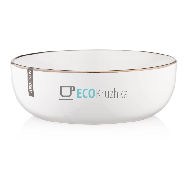 Тарілка супова Ardesto Marmo, 19 см, біла, кераміка (AR2 ... Тарілка супова Ardesto Marmo, 19 см, біла, кераміка (AR2 ...