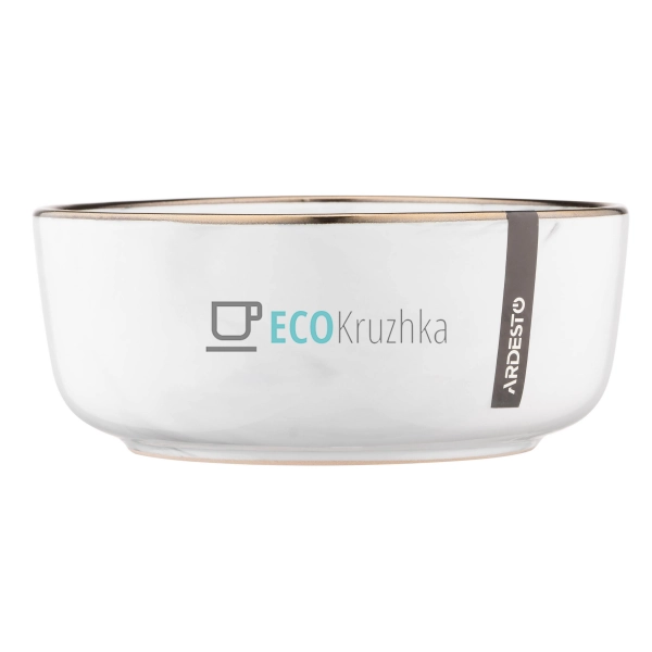 Салатник Ardesto Marmo, 15,6 см, біла, кераміка (AR2916M ... Салатник Ardesto Marmo, 15,6 см, біла, кераміка (AR2916M ...