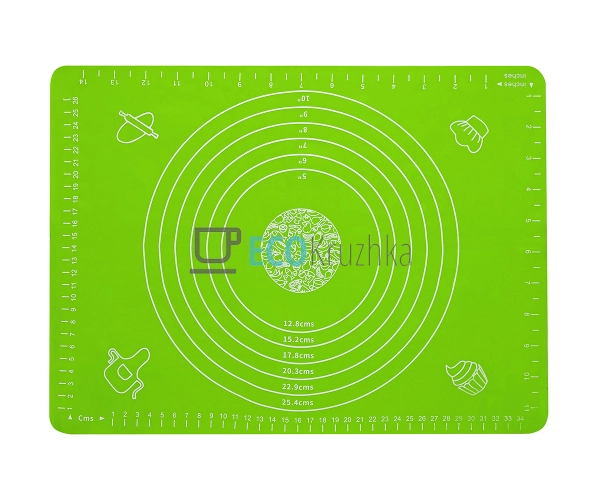 Силіконовий килимок для розкочування тіста 30х40 см Сала ...