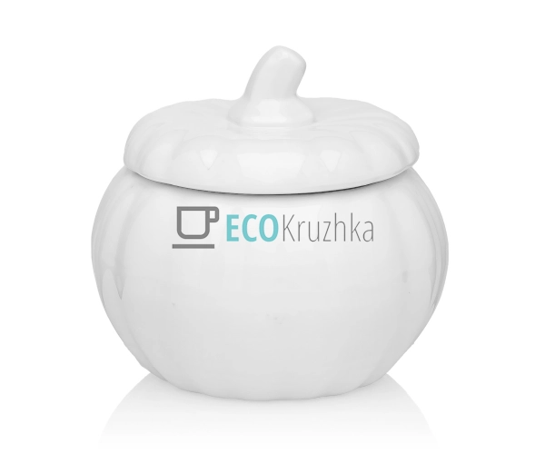 Банка порцелянова Гарбуз 300мл, Білий (988-250) Банка порцелянова Гарбуз 300мл, Білий (988-250)