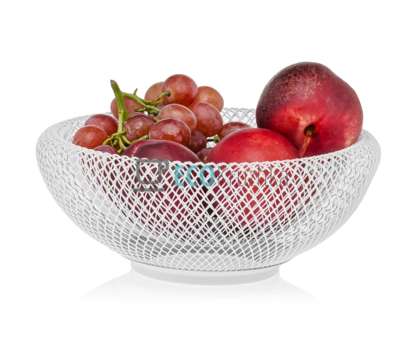 Металевий кошик 22х10 см для фруктів (Фруктівниця) Біла ... Металевий кошик 22х10 см для фруктів (Фруктівниця) Біла ...