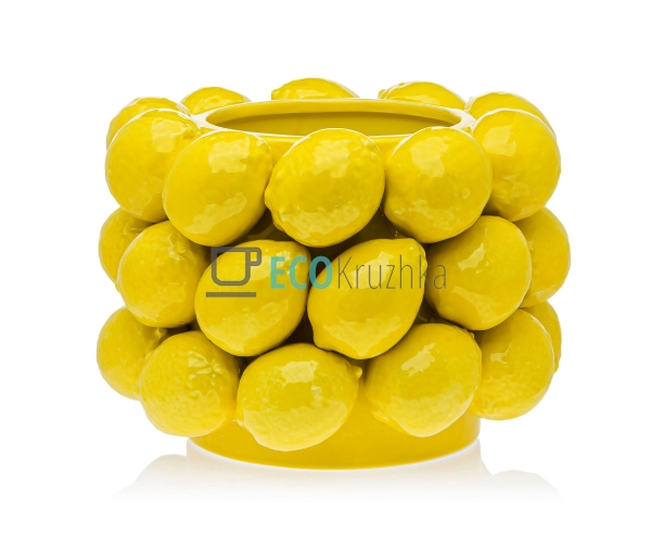 Ваза порцелянова Lemon (Лимон) Жовтий D26 х 19 см (457-3 ... Ваза порцелянова Lemon (Лимон) Жовтий D26 х 19 см (457-3 ...