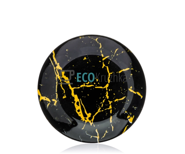Тарілка керамічна 19 см Чорний мармур (050-42-01) Тарілка керамічна 19 см Чорний мармур (050-42-01)
