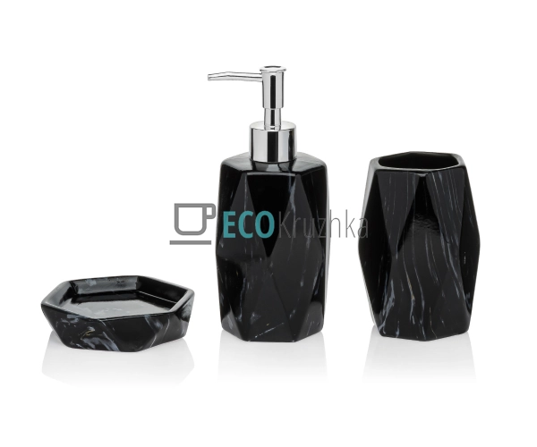 Набір для ванної кімнати (3 предмети) дозатор для мила, ... Набір для ванної кімнати (3 предмети) дозатор для мила, ...