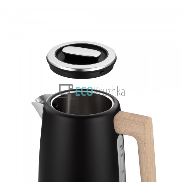 Електрочайник Ardesto EKL-F420BWD, 1.7л, метал, мат, Str ... Електрочайник Ardesto EKL-F420BWD, 1.7л, метал, мат, Str ...