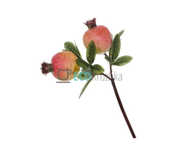 Гілка декоративна з плодами Гранату, 31 см (арт. 119-053 ... Гілка декоративна з плодами Гранату, 31 см (арт. 119-053 ...