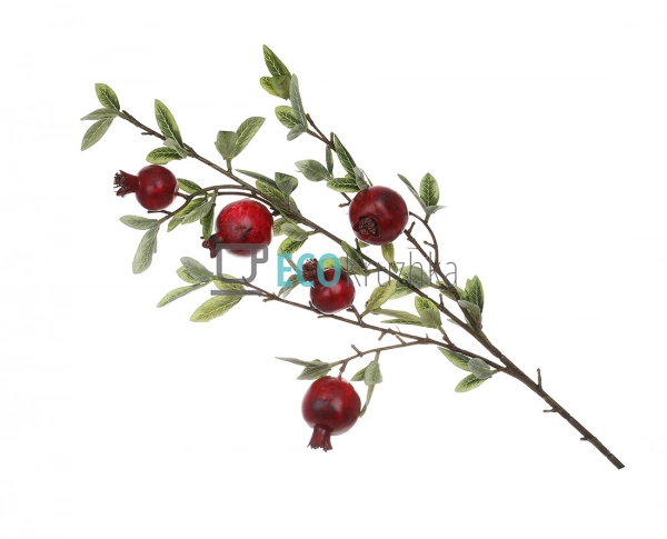 Гілка декоративна з плодами Гранату, 81 см (арт. 119-051 ... Гілка декоративна з плодами Гранату, 81 см (арт. 119-051 ...
