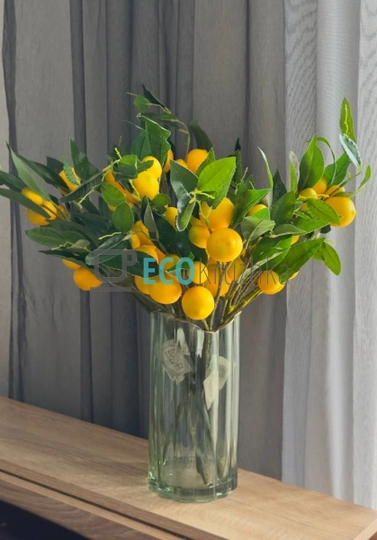 Ваза Гетсбі D11.5 х 25см, зелена із золотом (527-803) Ваза Гетсбі D11.5 х 25см, зелена із золотом (527-803)