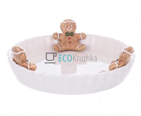 Керамічна менажниця "Веселий Пряник", 23 x 6.5 см (834-3 ... Керамічна менажниця "Веселий Пряник", 23 x 6.5 см (834-3 ...