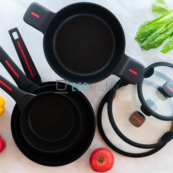 Набір посуду із мармуровим покриттям 6 предметів Magio M ... Набір посуду із мармуровим покриттям 6 предметів Magio M ...