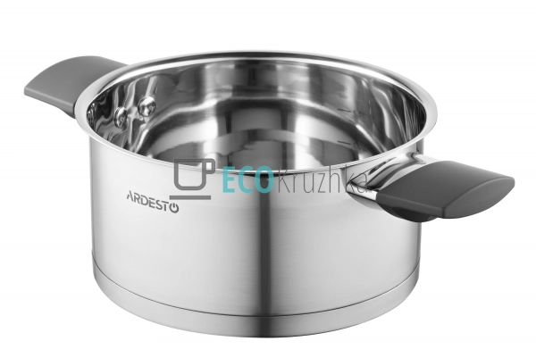 Каструля Ardesto Gemini Trento, скляна кришка, 2.1 л, не ... Каструля Ardesto Gemini Trento, скляна кришка, 2.1 л, не ...