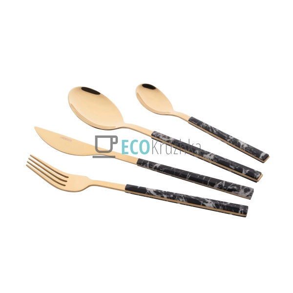 Набір столових приборів Ardesto Gemini Marmo, 16 приборі ... Набір столових приборів Ardesto Gemini Marmo, 16 приборі ...