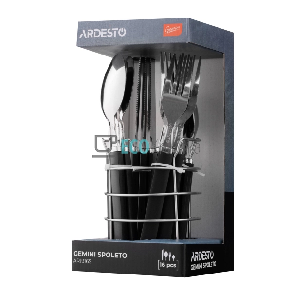 Набір столових приборів Ardesto Gemini Spoleto, 16 прибо ... Набір столових приборів Ardesto Gemini Spoleto, 16 прибо ...
