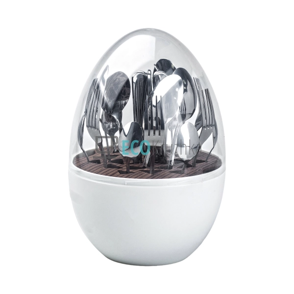 Набір столових приборів із нержавіючої сталі 24 штуки хр ... Набір столових приборів із нержавіючої сталі 24 штуки хр ...