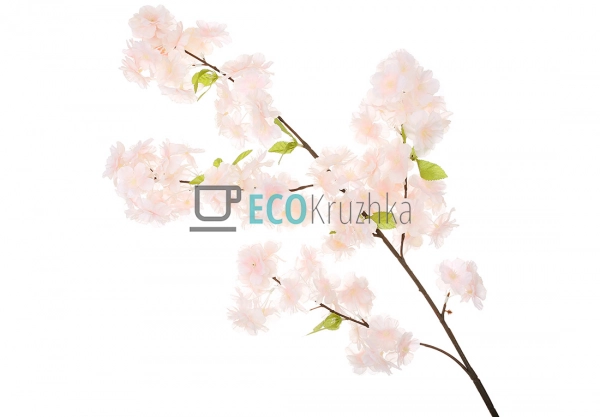 Декоративна гілка рожевої сакури 101 см (137-019)