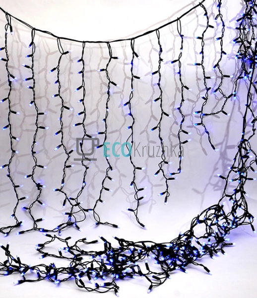 Гірлянда "Мережа" 480 LED, 330x115 см, червоні та блакит ... Гірлянда "Мережа" 480 LED, 330x115 см, червоні та блакит ...