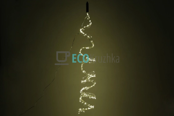 Гірлянда-пучок 200 LED, теплий білий, 10 ниток по 2 м, 2 ... Гірлянда-пучок 200 LED, теплий білий, 10 ниток по 2 м, 2 ...