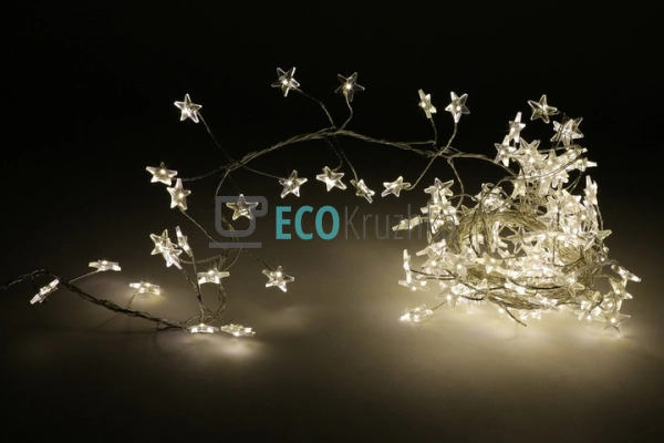 Гірлянда-кластер 120 LED із декором "Зірка", теплий біли ... Гірлянда-кластер 120 LED із декором "Зірка", теплий біли ...