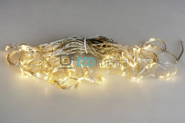 Гірлянда-завіса 219 LED, теплий білий, 3,2 м ширина, 18 ... Гірлянда-завіса 219 LED, теплий білий, 3,2 м ширина, 18 ...