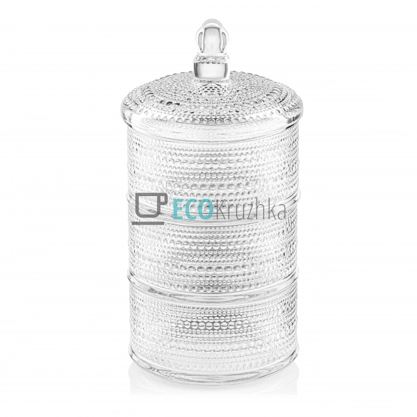 Цукерниця Ardesto Verbena, 12.5см, скло, прозорий (AR502 ... Цукерниця Ardesto Verbena, 12.5см, скло, прозорий (AR502 ...