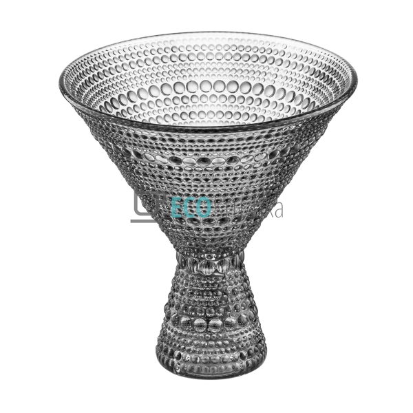 Креманка Ardesto Verbena, 12.8см, скло, сірий (AR5032)