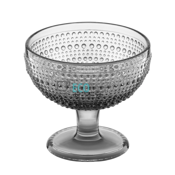 Креманка Ardesto Verbena, 12см, скло, сірий (AR5031)