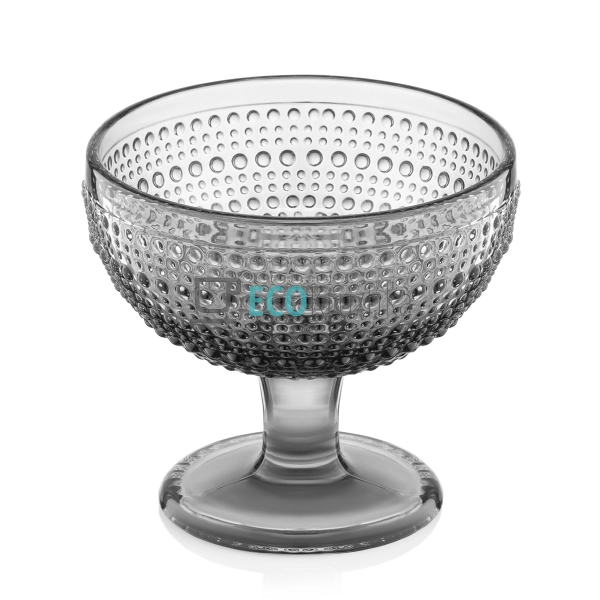 Креманка Ardesto Verbena, 12см, скло, сірий (AR5031)