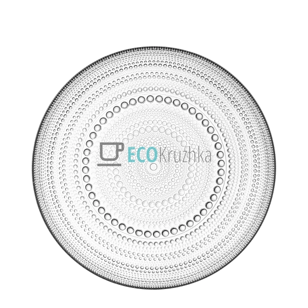 Тарілка Ardesto Verbena, 20.7см, скло, прозорий (AR5027)