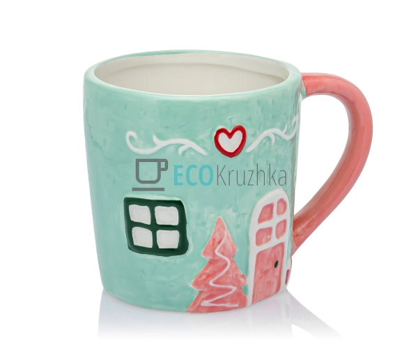 Керамічний кухоль з об Керамічний кухоль з об