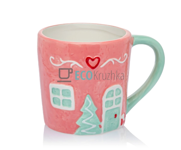 Керамічний кухоль з об Керамічний кухоль з об