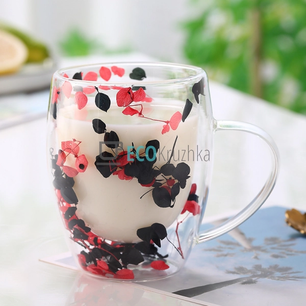 Чашка з подвійними стінками та сухоцвітами, 300 мл (888- ... Чашка з подвійними стінками та сухоцвітами, 300 мл (888- ...