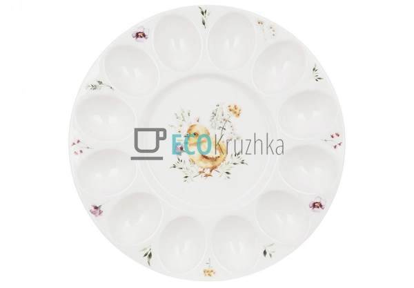 Порцелянова тарілка для яєць ... Порцелянова тарілка для яєць ...