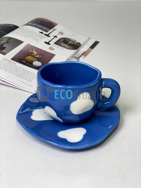 Керамічна кружка "Біла хмаринка" 290 мл (8030-433)