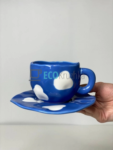 Керамічна кружка "Біла хмаринка" 290 мл (8030-433)