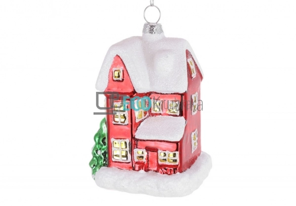 УЦІНКА ЯЛИНКОВА ПРИКРАСА "БУДИНОЧОК" З ДЕКОРОМ ІЗ БІЛОГО ... УЦІНКА ЯЛИНКОВА ПРИКРАСА "БУДИНОЧОК" З ДЕКОРОМ ІЗ БІЛОГО ...