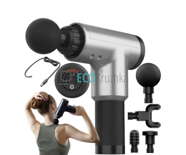 Масажер для тіла ручний, спини електричний KH-320-Gray