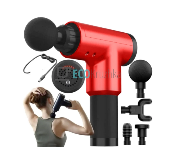 Масажер для тіла ручний, спини електричний KH-320-Red