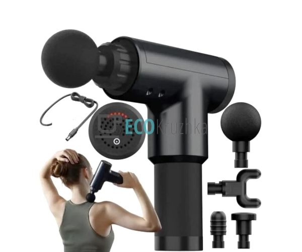 Масажер для тіла ручний, спини електричний KH-320-Black