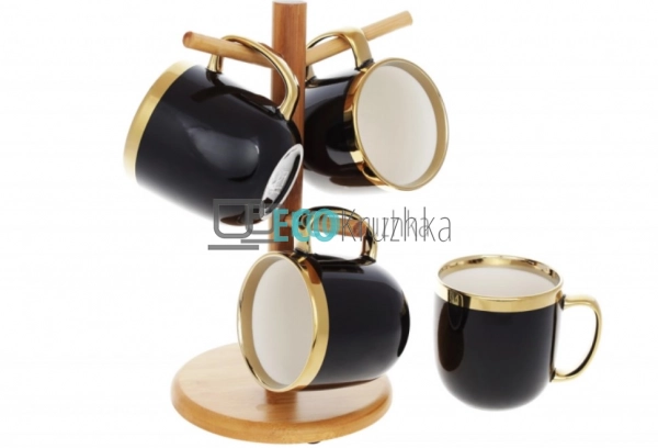 УЦІНКА НАБІР (4 ШТ) ПОРЦЕЛЯНОВИХ ЧАШОК 320МЛ