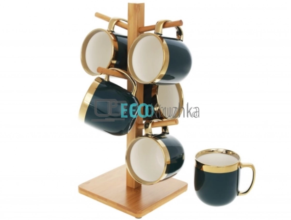 УЦІНКА НАБІР (6 ШТ) ПОРЦЕЛЯНОВИХ ЧАШОК 320МЛ EK21539