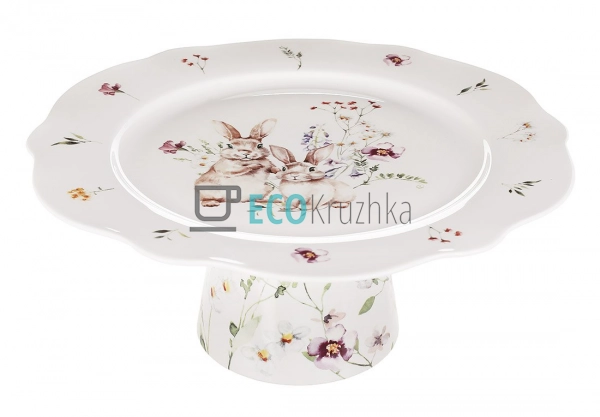 Фарфорова підставка для торта та паски "Весняна історія" ... Фарфорова підставка для торта та паски "Весняна історія" ...