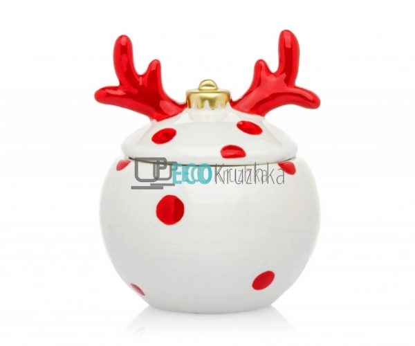 УЦІНКА ЦУКОРНИЦЯ КЕРАМІЧНА У ФОРМІ "ЯЛИНКОВОЇ КУЛІ" З ФІ ... УЦІНКА ЦУКОРНИЦЯ КЕРАМІЧНА У ФОРМІ "ЯЛИНКОВОЇ КУЛІ" З ФІ ...