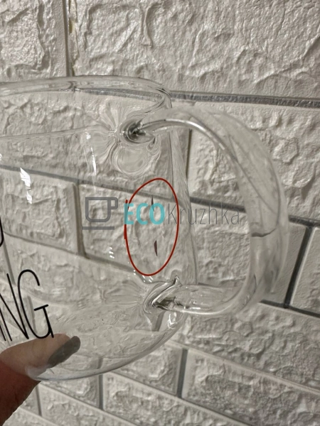 УЦІНКА ЧАШКА GOOD MORNING 350 МЛ ПРОЗОРА