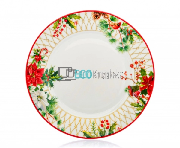 УЦІНКА ПОРЦЕЛЯНОВА ДЕСЕРТНА ТАРІЛКА, D19X1.5 СМ УЦІНКА ПОРЦЕЛЯНОВА ДЕСЕРТНА ТАРІЛКА, D19X1.5 СМ